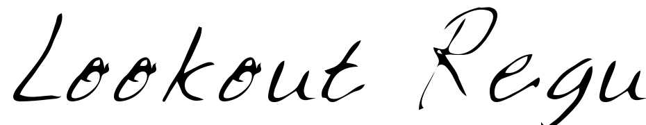 Lookout Regular Font Download Free