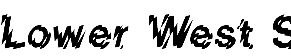 Lower West Side Font Download Free