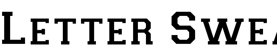 Letter Sweater Display SSi Font Download Free
