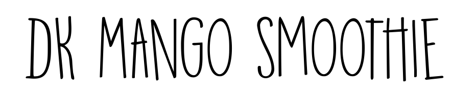 DK Mango Smoothie Font Download Free