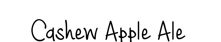 Cashew Apple Ale Font Download Free