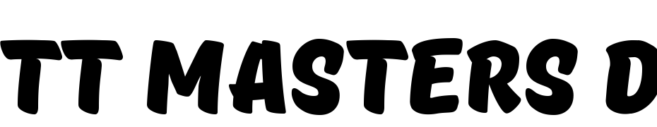 TT Masters DEMO Black Font Download Free