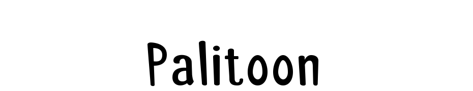 Palitoon cкачати шрифт безкоштовно