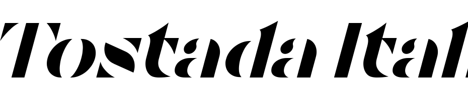 Tostada Italic Font Download Free