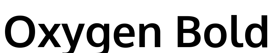 Oxygen Bold Font Download Free