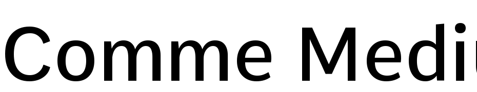 Comme Medium Font Download Free