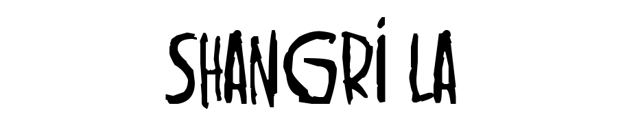 Shangri La Font Download Free
