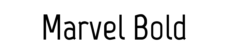 Marvel Bold Font Download Free