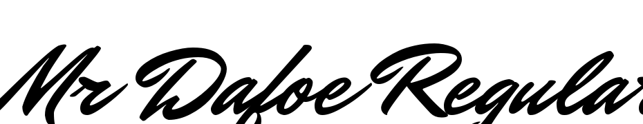 Mr Dafoe Regular Font Download Free