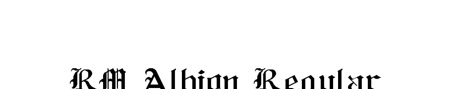 RM Albion Regular Font Download Free