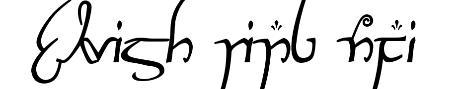 Elvish Ring NFI Font Download Free