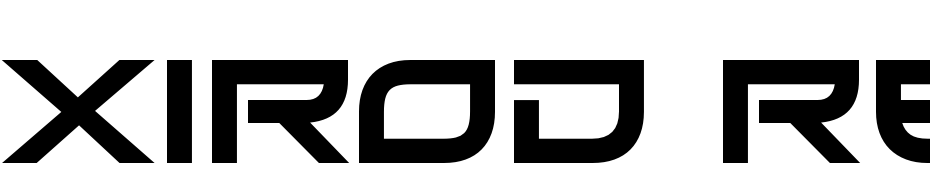 Xirod Regular Font Download Free