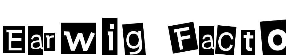 Earwig Factory Regular Font Download Free