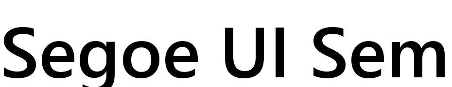 Segoe UI Semibold Font Download Free