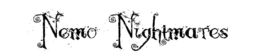 Nemo Nightmares Font Download Free