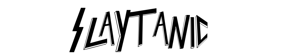 Slaytanic Font Download Free