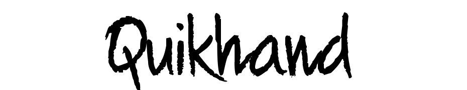 Quikhand Font Download Free