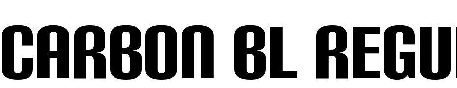 Carbon Bl Regular Font Download Free