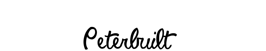 Peterbuilt Font Download Free