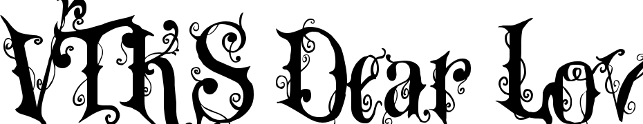 VTKS Dear Love Font Download Free