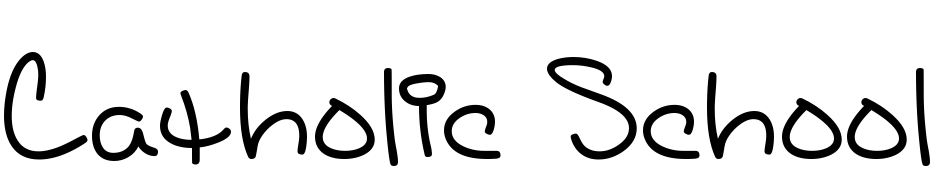 Catholic School Girls BB Font Download Free