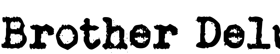 Brother Deluxe 1350 Font Font Download Free