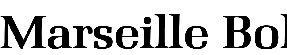 Marseille Bold Font Download Free