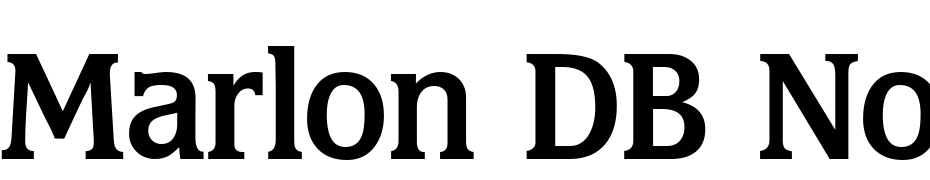 Marlon DB Normal Font Download Free
