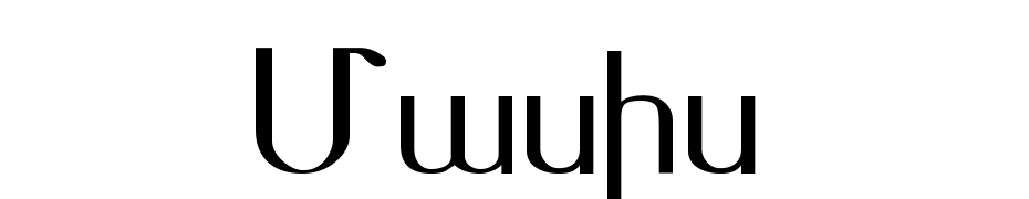 Masis Yazı tipi ücretsiz indir