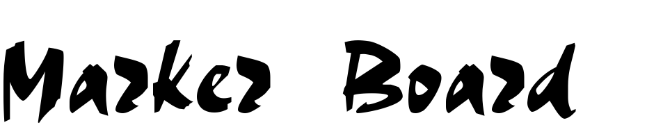 Marker Board Display SSi Font Download Free