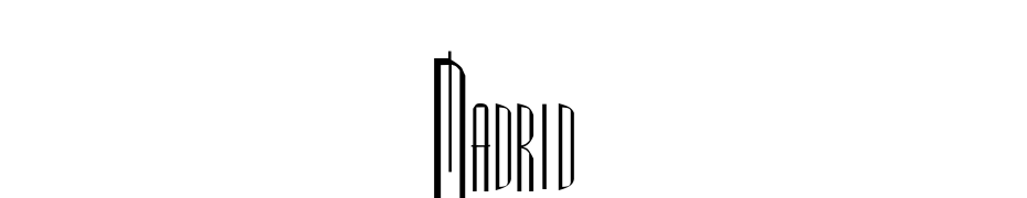 Madrid Scarica Caratteri Gratis