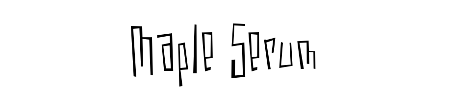 Maple Serum Fuente Descargar Gratis