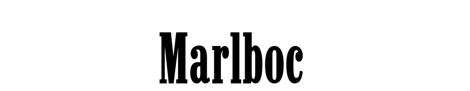 Marlboc Font Download Free