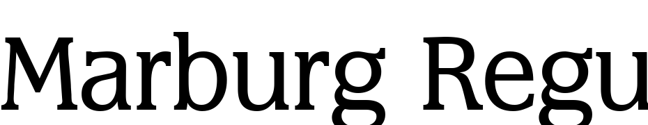 Marburg Regular DB Font Download Free