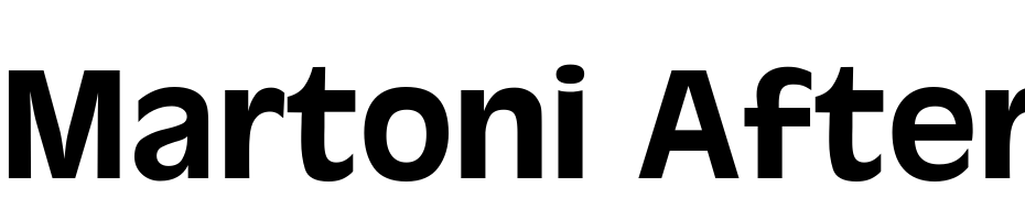 Martoni After Font Download Free