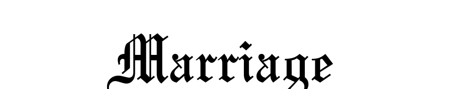 Marriage Font Download Free