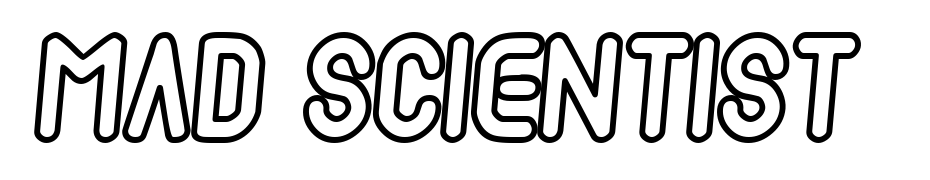 Mad Scientist Font Download Free