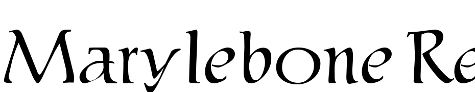 Marylebone Regular DB Yazı tipi ücretsiz indir