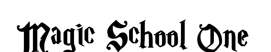 Magic School One Font Download Free