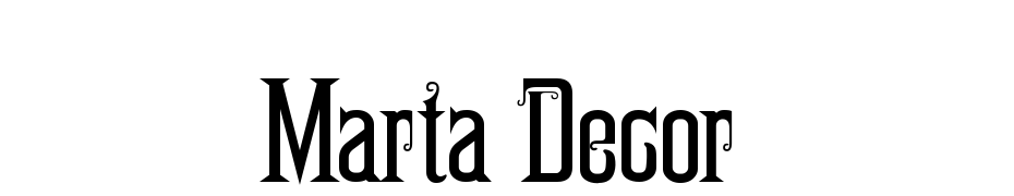 Marta Decor Font Download Free