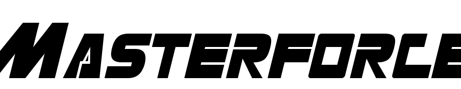 Masterforce Solid Font Download Free