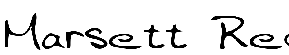 Marsett Regular Font Download Free