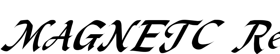 MAGNETC Regular Font Download Free
