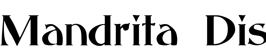 Mandrita Display SSi Font Download Free