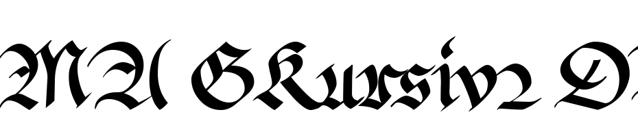 MA GKursiv2 DB Font Download Free