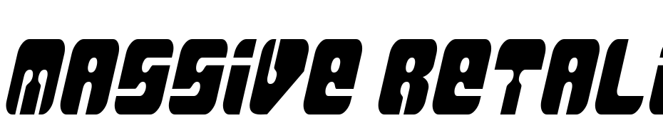 Massive Retaliation Font Download Free