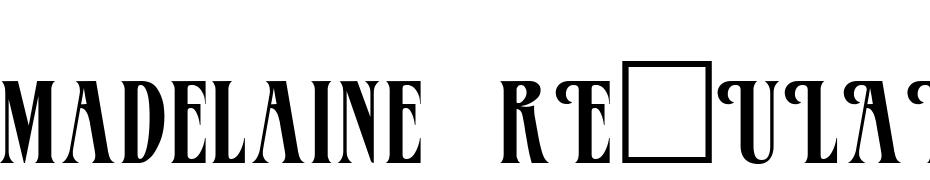 MADELAINE Regular Font Download Free