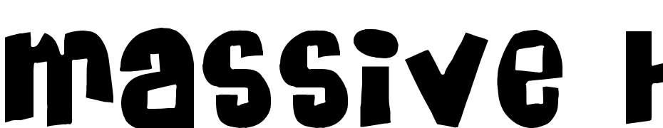 Massive Headacheii Font Download Free