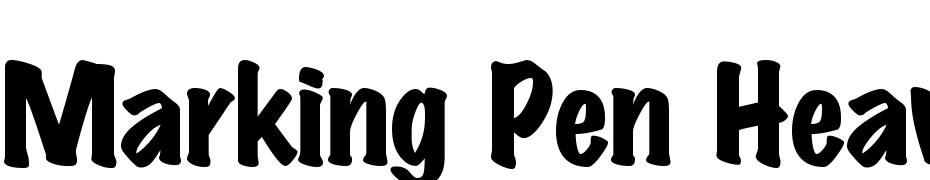 Marking Pen Heavy Regular Font Download Free