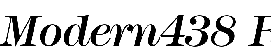 Modern438 Regular Italic Font Download Free